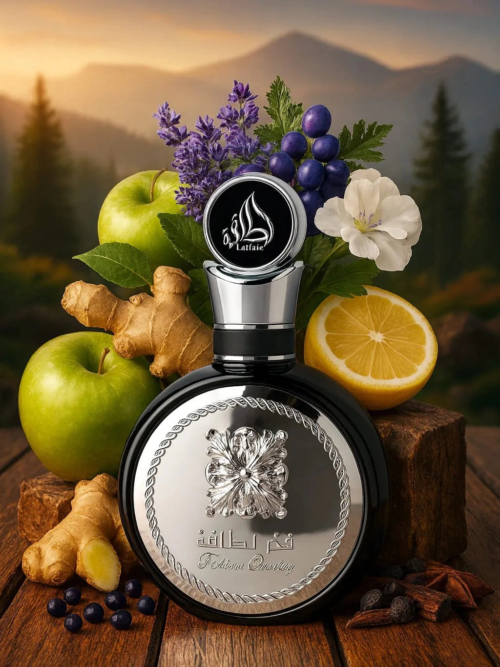 Fakhar Black Lattafa Eau de Parfum - Perfume Árabe Masculino 100ml